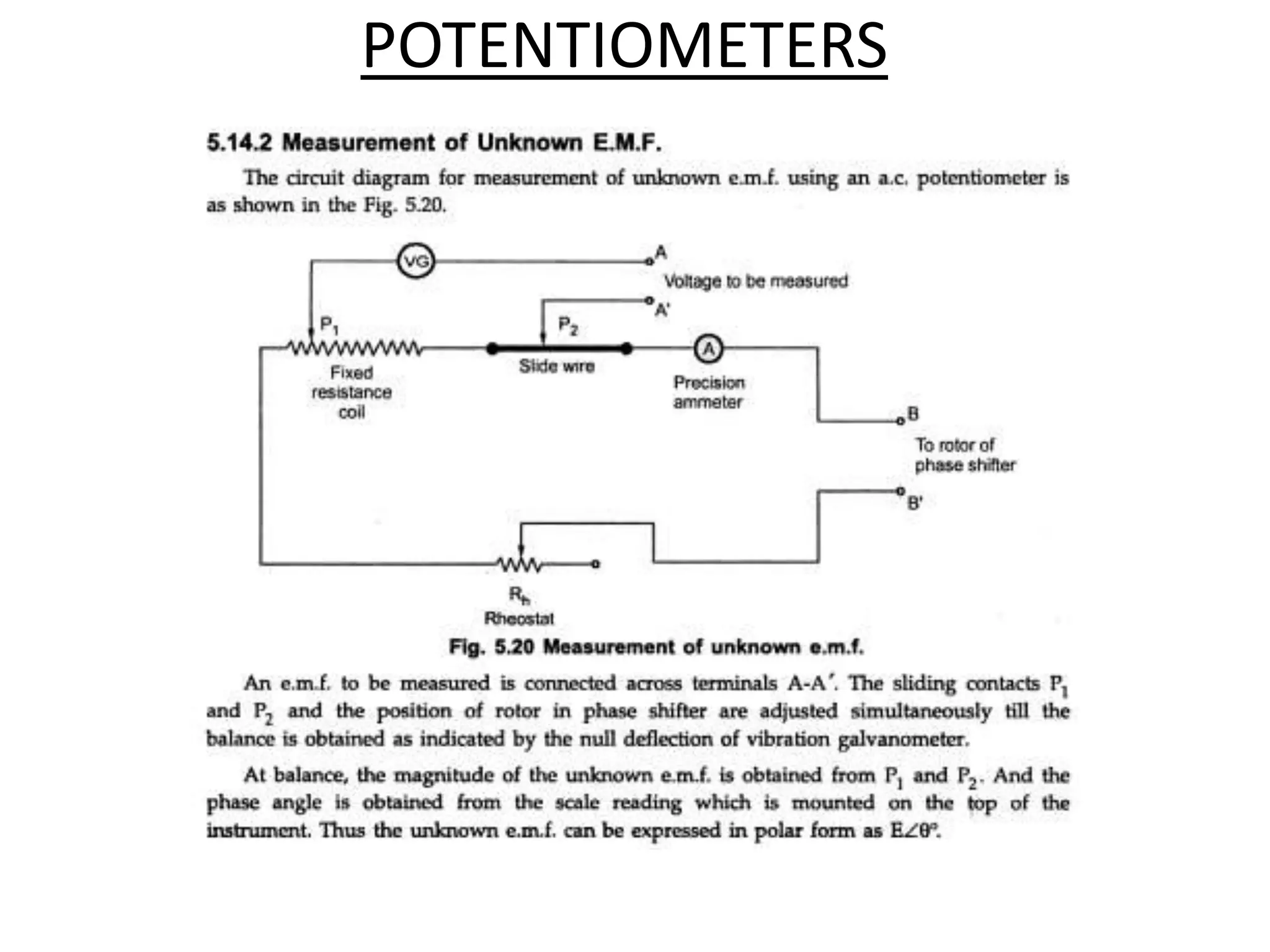 POTENTIOMETERS
