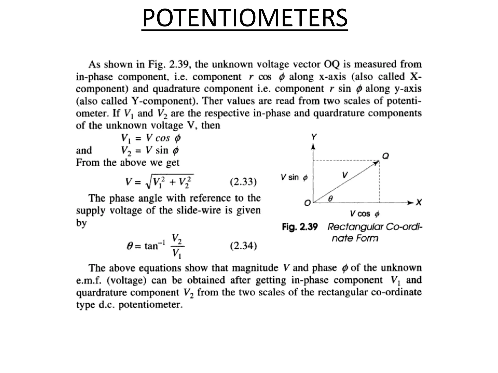 POTENTIOMETERS