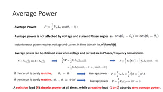AC Power theorem concepts in electrical system | PDF