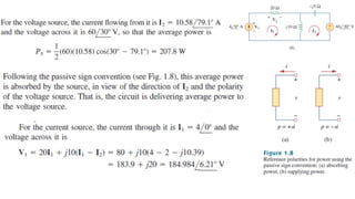 AC alternating current and power analysis | PPTX