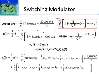 Switching Modulator
 
