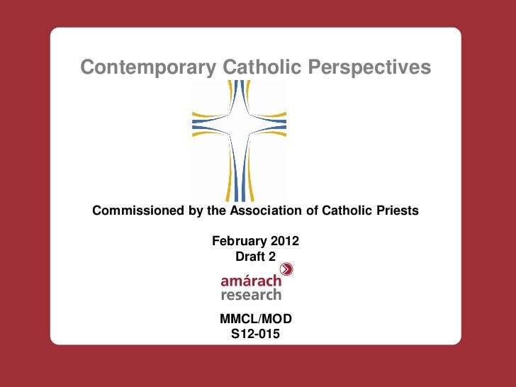 Association of Catholic Priests All Ireland Survey Findings April 2…