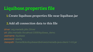 Successful DB migrations with Liquibase | PPTX