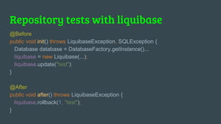 Successful DB migrations with Liquibase | PPTX