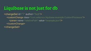 Successful DB migrations with Liquibase | PPTX