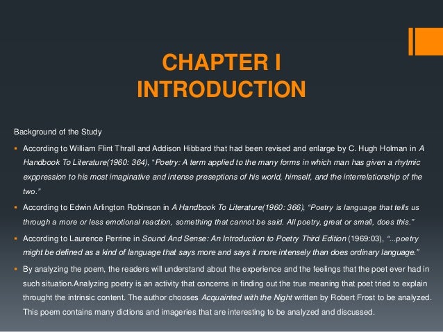 Acquainted With Night By Robert Frost