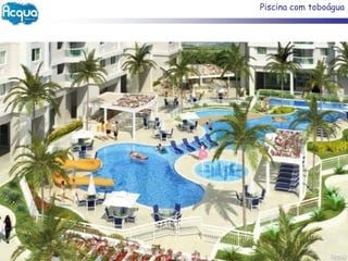 Piscina com toboágua
 