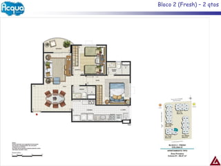 Bloco 2 (Fresh) – 2 qtos
 