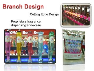 Cutting Edge Design

Proprietary fragrance
dispensing showcase
 