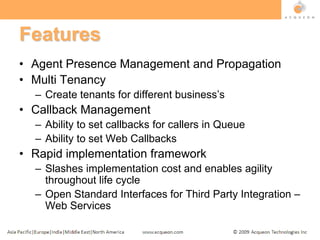 Acqueon iQ 3.0 - Glance | PPTX