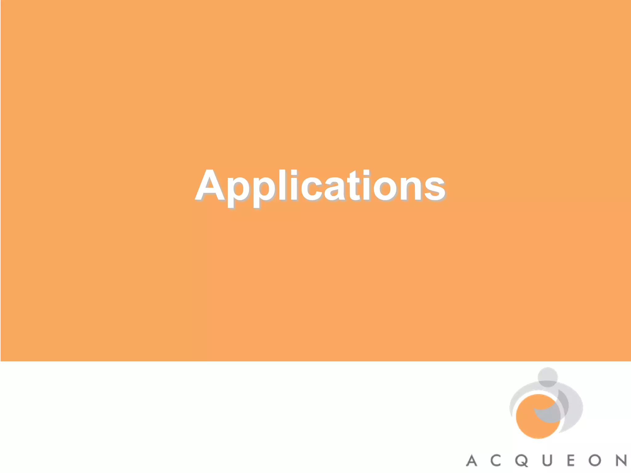 Applications