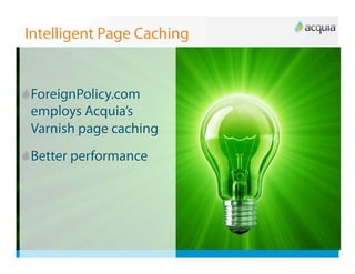 Intelligent Page Caching
 