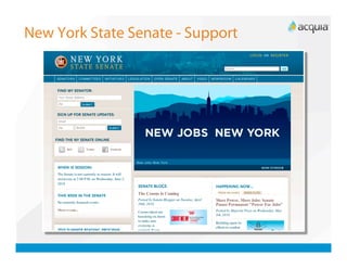 New York State Senate - Support
 