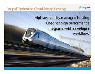 Drupal Optimized Cloud-based Hosting
 