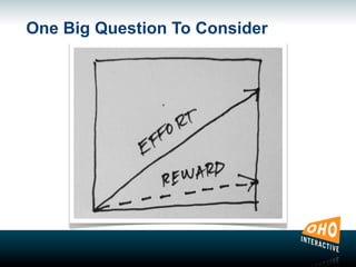 One Big Question To Consider
 