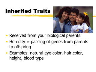 Acquired and Inherited Traits | PPT