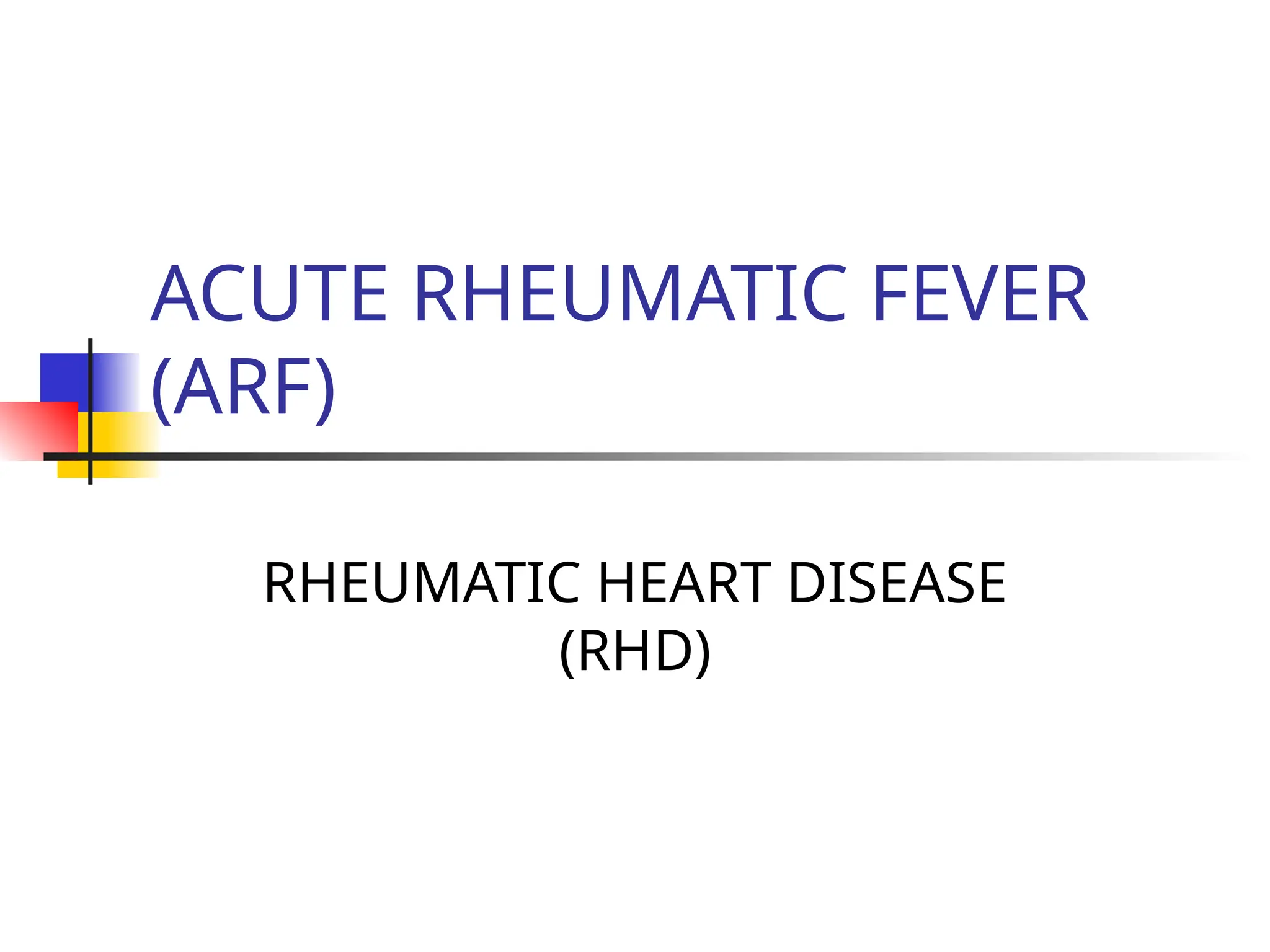 ACQUIRED HEART DISEASES(ARF)/noncongenital.ppt