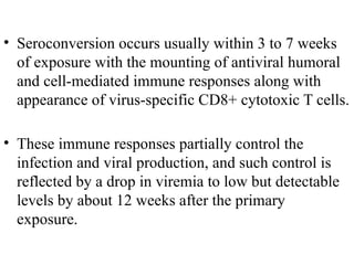 Seroconversion Definition Acquired immunodeficiency syndrome, etiology, pathogenesis, and ...