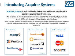 Introduction to Acquirer Systems Slide 2