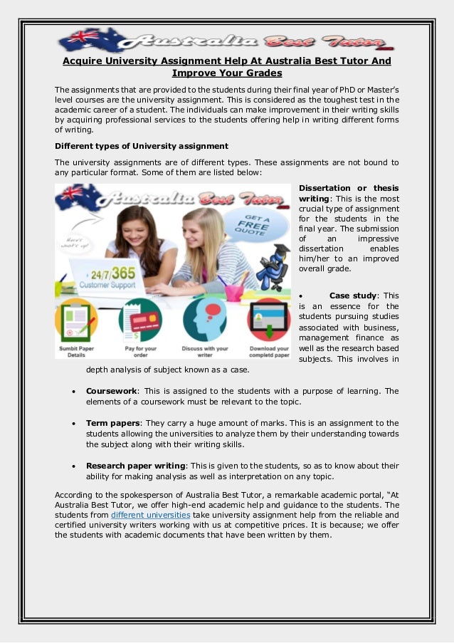 Assignment help australia qut