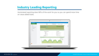 Copyright © 2018 Acquisio, a web.com company. All Rights Reserved
Industry Leading Reporting
Automated reporting does 90% of the work for you so you can spend more time
on value added tasks.
 