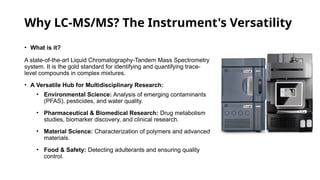 Strategic Acquisition of LC-MS/MS System for Advanced Research and PFAS ...