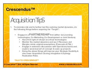 Acquisition TipS

 