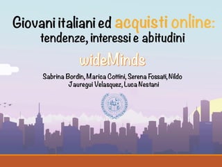 Amazon, giovani italiani ed acquisti online: tendenze, interessi ed abitudini