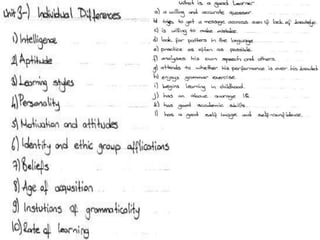 English language Acqusition