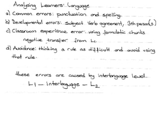 English language Acqusition