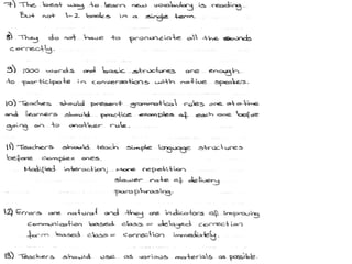 English language Acqusition