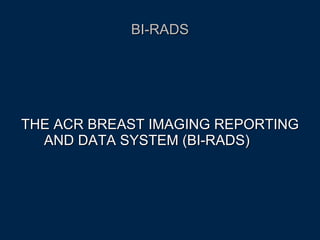Acr Bi Rads | PPT