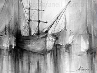 O barqueiro pegou o remo, no qual estava escrito ACREDITAR, e remou com toda força. O barco, então, começou a dar voltas, sem sair do lugar em que estava. 