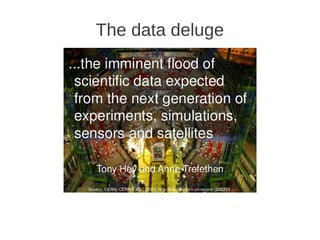 The data deluge

 