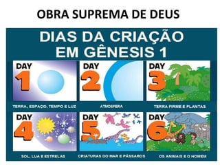 OBRA SUPREMA DE DEUS
 