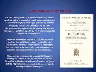 A Crise Da Monarquia | PPTX