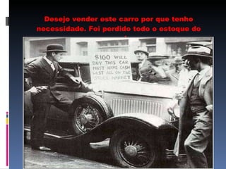 Desejo vender este carro por que tenho necessidade. Foi perdido todo o estoque do mercado .  