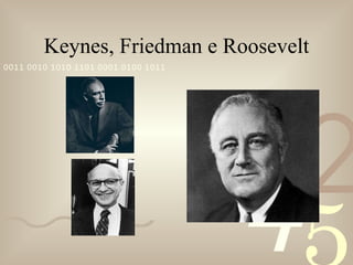 Keynes, Friedman e Roosevelt 