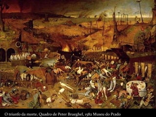O triunfo da morte, Quadro de Peter Brueghel, 1582 Museu do Prado 