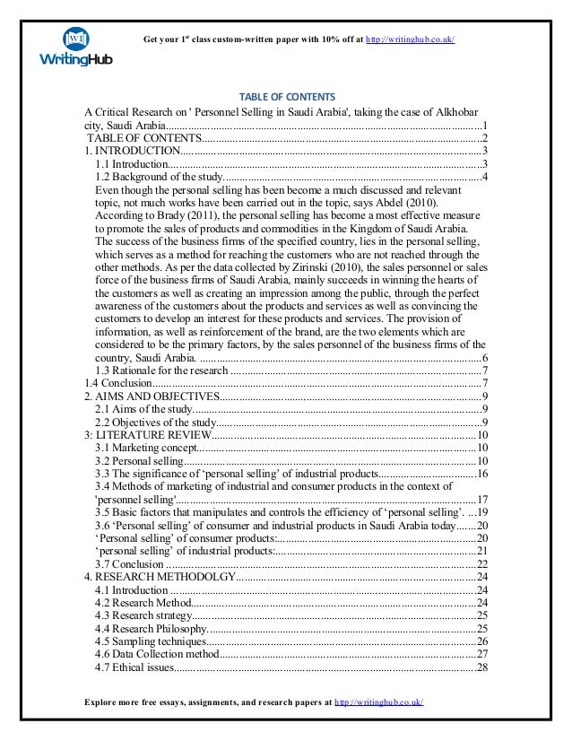 Sell research papers