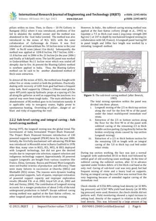 A critical review of indian underground thick coal seam mining ...