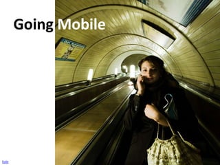 From those “in the know”…Deloitte telecom forecast 2010:smartphone sales expected to exceed sales of all PCscombined (including netbooks, laptops, and desktops ) within a yearECAR Study of Undergraduate Students and Information Technology, 2009:73.7% who currently own/use web on handheld devices expect use to increase or greatly increase in next three years44.5% agree or strongly agreed that they’ll do many things on a mobile device they currently do on laptops