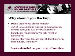 Leading Reasons for Data Loss

 