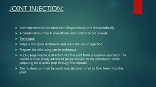 Acromioclavicular joint arthritis | PPTX
