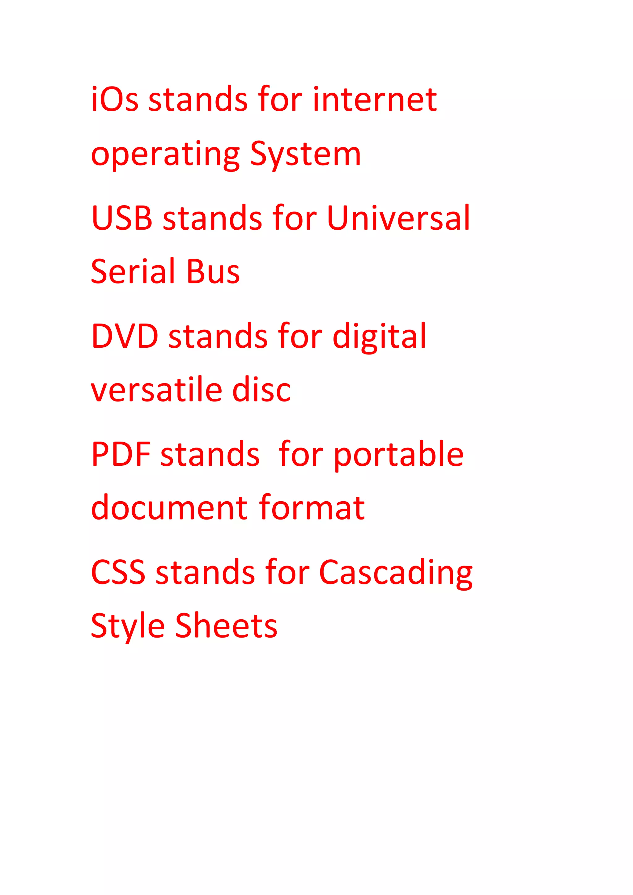Acronyms PDF Acronyms pdf