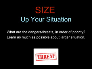 The SURVIVAL could save your life PPTX