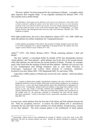 Splinter Limits Acronyms & word fomation pdf | PDF