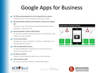 Google Apps for Business
 