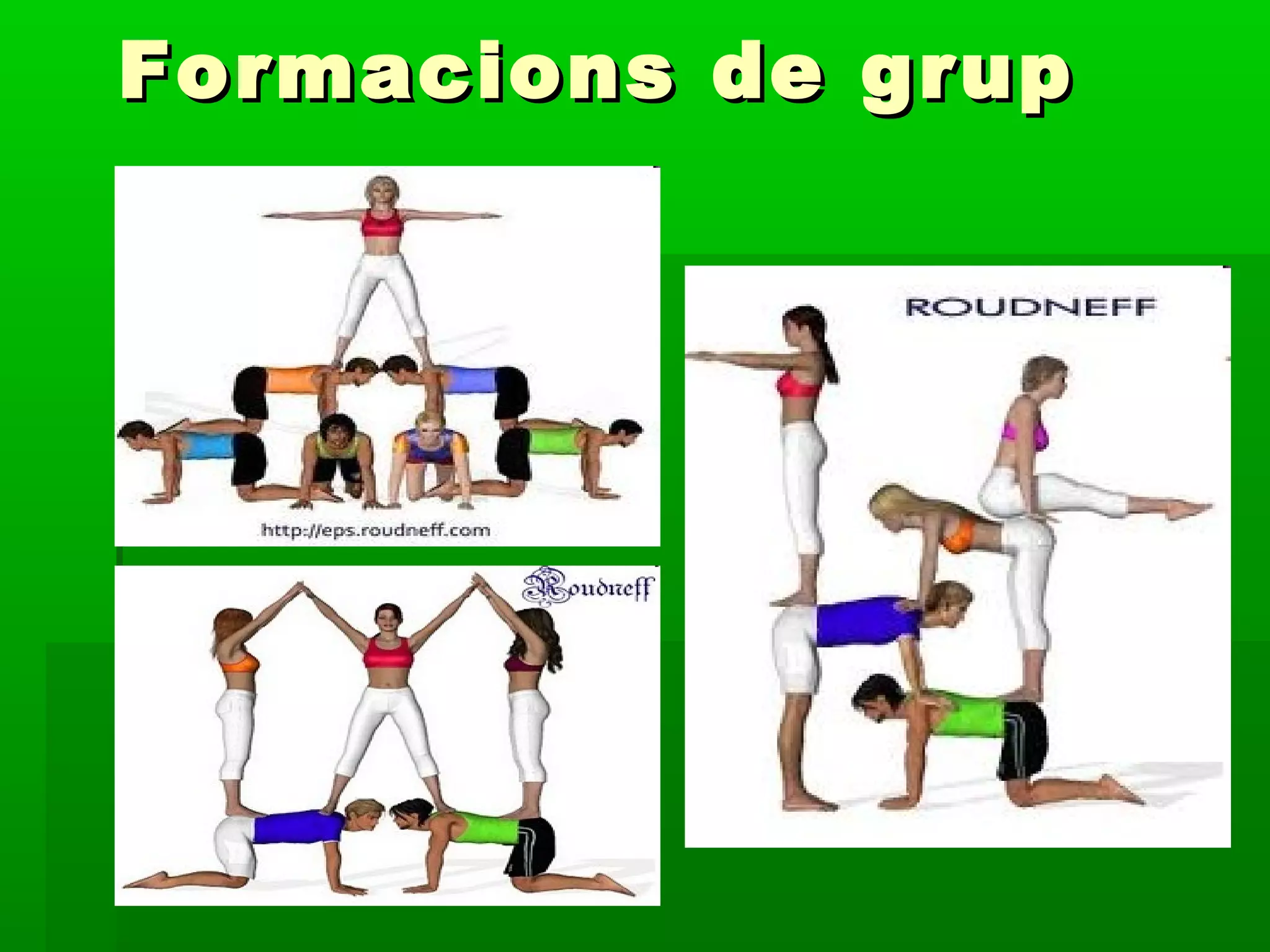Formacions de grup
 