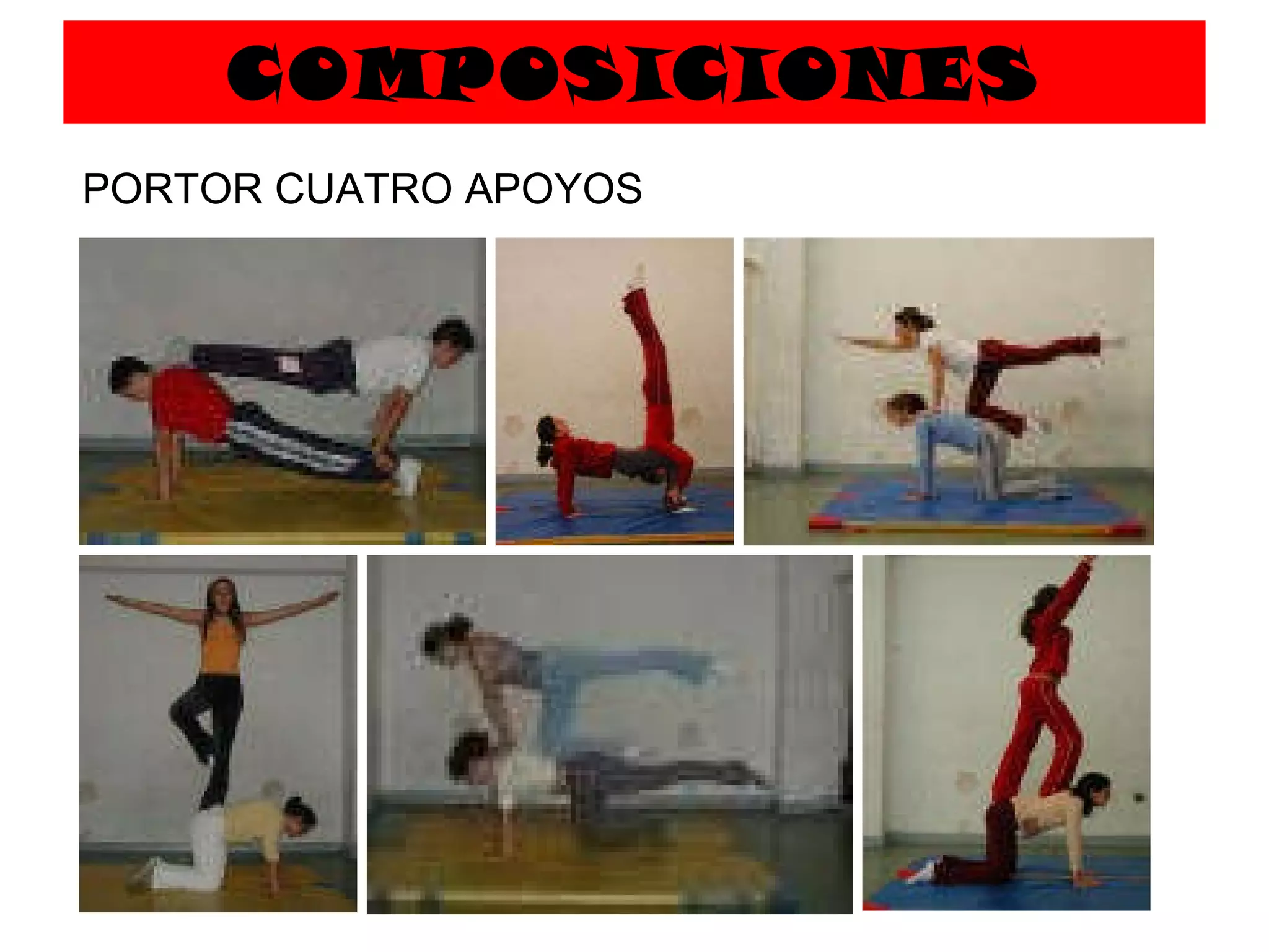 COMPOSICIONES PORTOR CUATRO APOYOS 